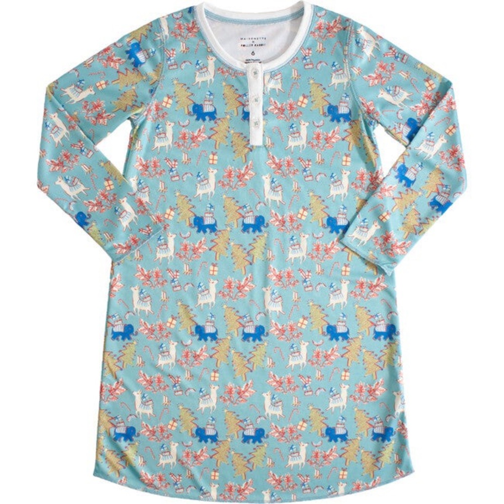 NWT Roller Rabbit Kids Prancing Deer Nadine Dress